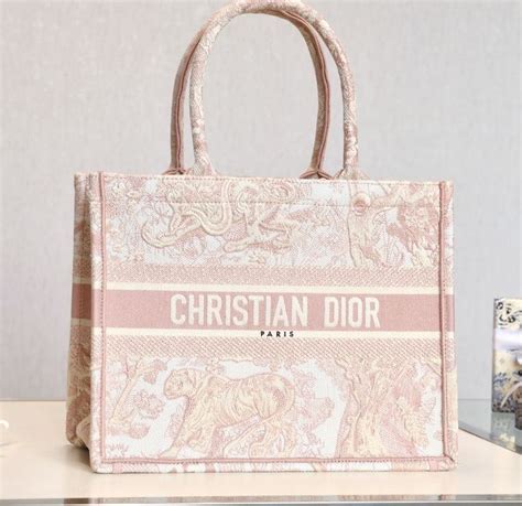 pink cristian dior bag|pink christian dior tote bag.